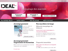 Tablet Screenshot of ideal-conseils.fr